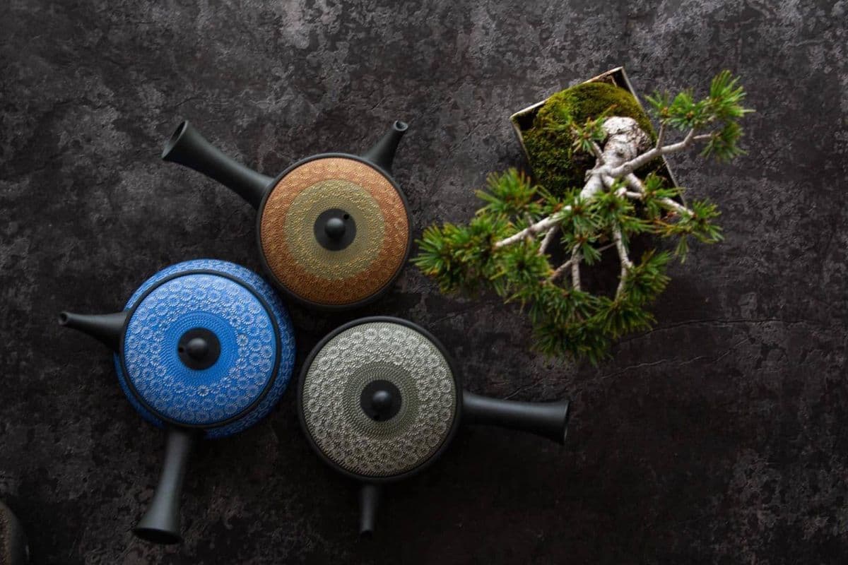 常滑焼 浅型急須 平型急須